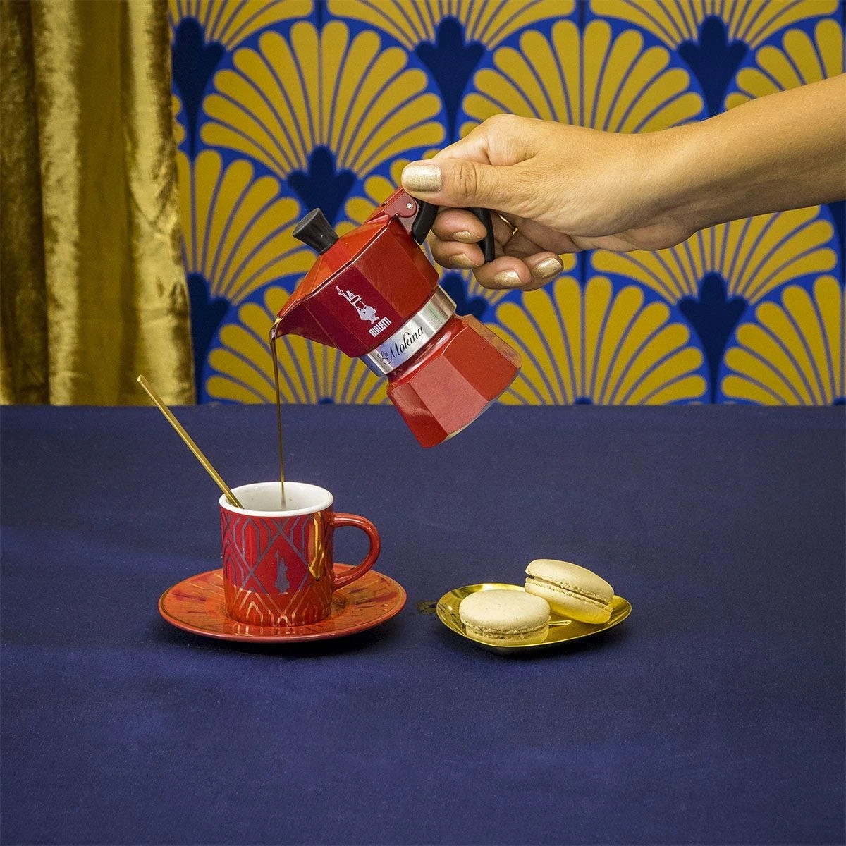 Mokina Rossa Déco Glamour 1/2 Tazza 4 Mokina Rossa Déco Glamour 1/2 Tazza - immagine 2