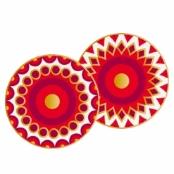 Set 2 Tovagliette Tonde - Tombola