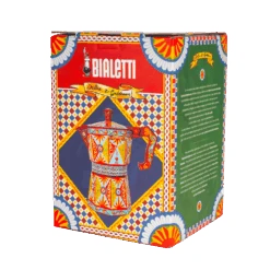 Moka Express Bialetti Dolce&Gabbana | Carretto Siciliano 50 Tz -Vico 7 dg moka 50 tz pack 1