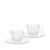 Set 2 Tazzine Espresso Vetro