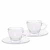 Set 2 Tazze Cappuccino In Vetro