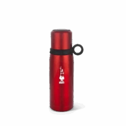 Bottiglia Termica Con Coperchio-Tazza Rossa