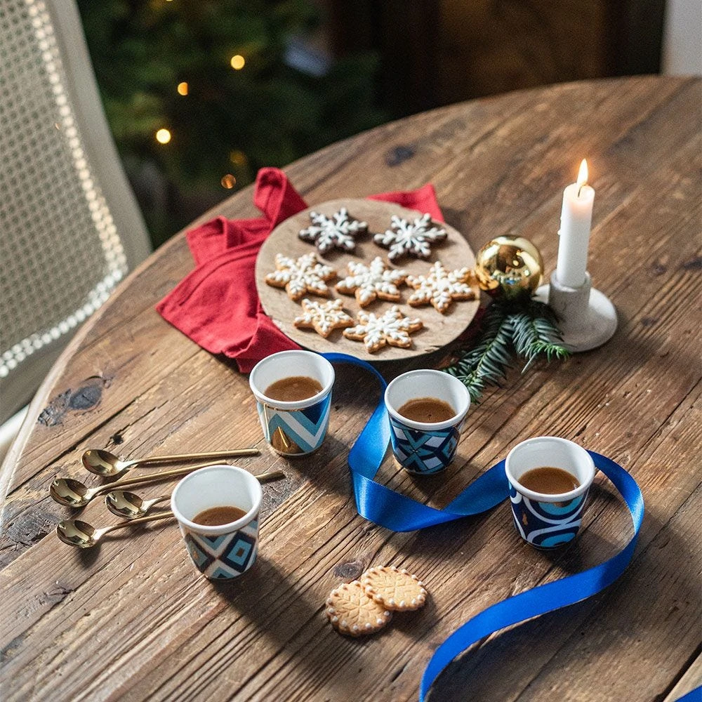 Set 4 Bicchierini Blu - Tombola 4 Set 4 Bicchierini Blu - Tombola - immagine 2