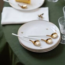 Set 4 Piatti Da Dolce - Oro Delle Api -Vico a7r06681 1