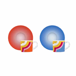 Set 2 Tazzine Da Caffè